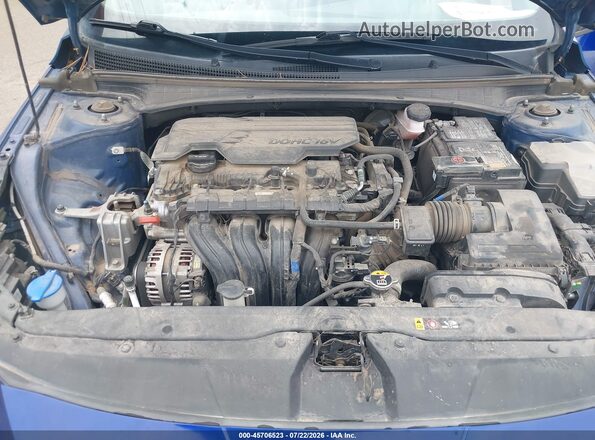 5NPLL4AG0MH047898 2021 HYUNDAI ELANTRA Blue Widok z tyłu