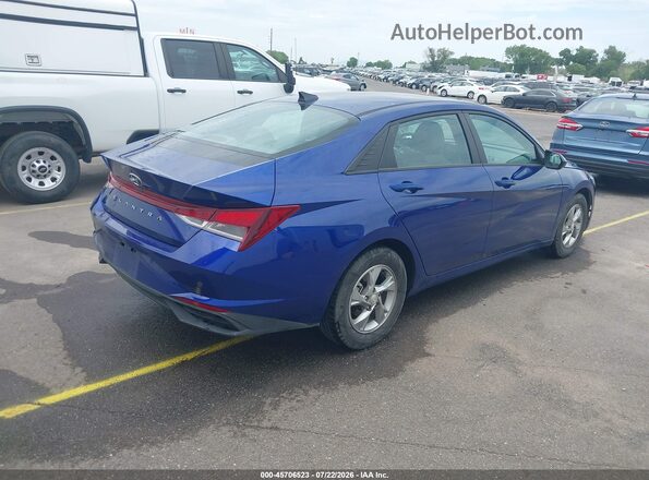 5NPLL4AG0MH047898 2021 HYUNDAI ELANTRA Blue Tył prawy