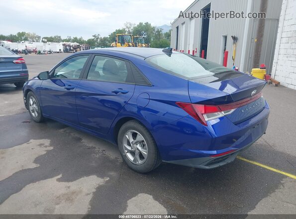 5NPLL4AG0MH047898 2021 HYUNDAI ELANTRA Blue Tył lewy
