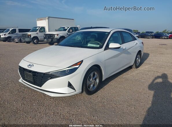 5NPLL4AG0MH049781 2021 HYUNDAI ELANTRA White Передня ліва чверть