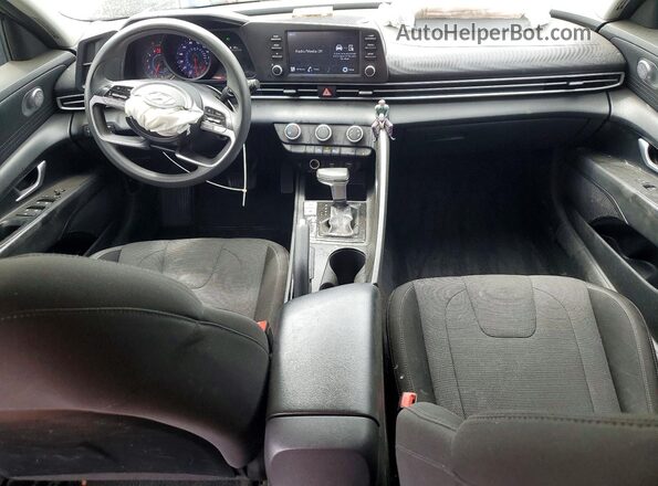 5NPLL4AG1MH025974 2021 HYUNDAI ELANTRA Silver Вид панелі приладів