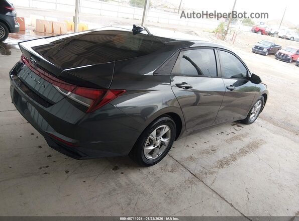 5NPLL4AG1MH048834 2021 HYUNDAI ELANTRA Gray უკანა მარჯვენა