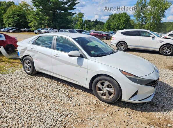 5NPLL4AG2MH014403 2021 HYUNDAI ELANTRA Белый Передняя правая четверть