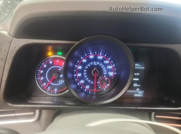 5NPLL4AG2PH117194 2023 HYUNDAI ELANTRA Black Instrument cluster view