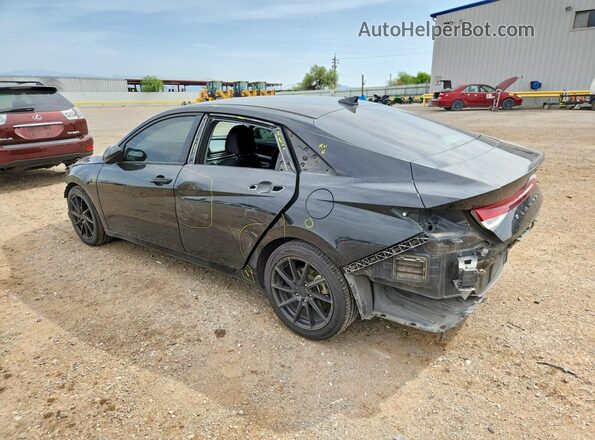 5NPLL4AG3MH013776 2021 HYUNDAI ELANTRA Черный Задняя левая четверть