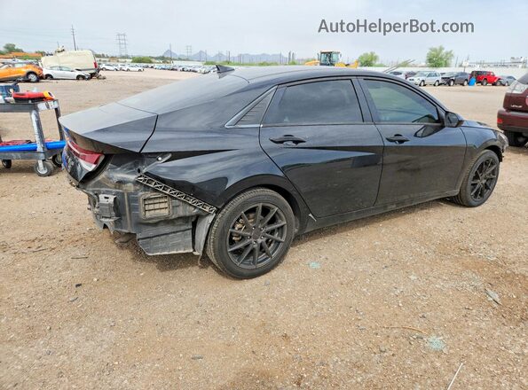 5NPLL4AG3MH013776 2021 HYUNDAI ELANTRA Черный Задняя правая четверть