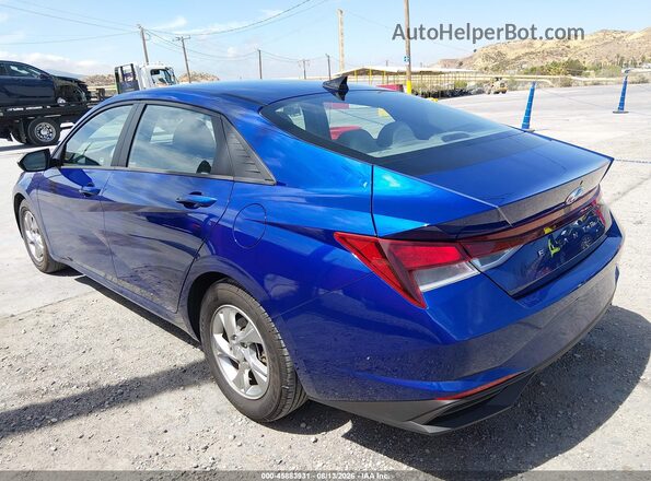 5NPLL4AG5MH042924 2021 HYUNDAI ELANTRA Синий Задняя левая четверть