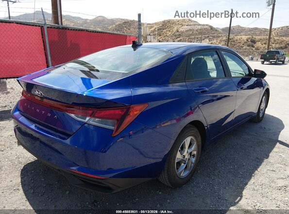 5NPLL4AG5MH042924 2021 HYUNDAI ELANTRA Синий Задняя правая четверть