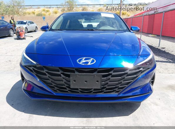 5NPLL4AG5MH042924 2021 HYUNDAI ELANTRA Синий 