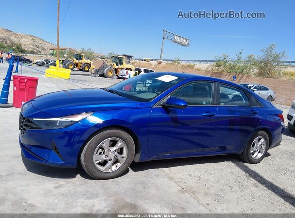 5NPLL4AG5MH042924 2021 HYUNDAI ELANTRA Синий 