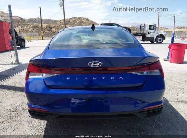 5NPLL4AG5MH042924 2021 HYUNDAI ELANTRA Синий 