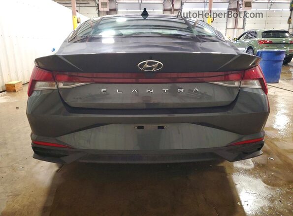 5NPLL4AG6MH016249 2021 HYUNDAI ELANTRA Gray Rear view
