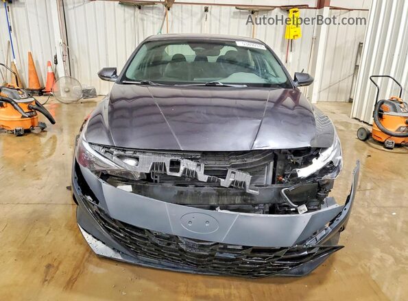 5NPLL4AG6MH016249 2021 HYUNDAI ELANTRA Gray Front view