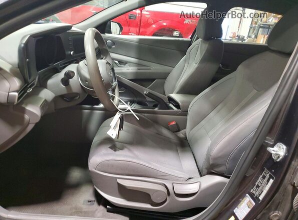 5NPLL4AG6MH016249 2021 HYUNDAI ELANTRA Gray Front interior view