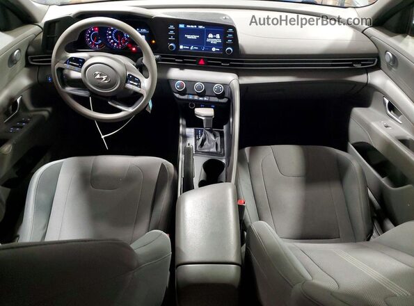 5NPLL4AG6MH016249 2021 HYUNDAI ELANTRA Gray Dashboard view
