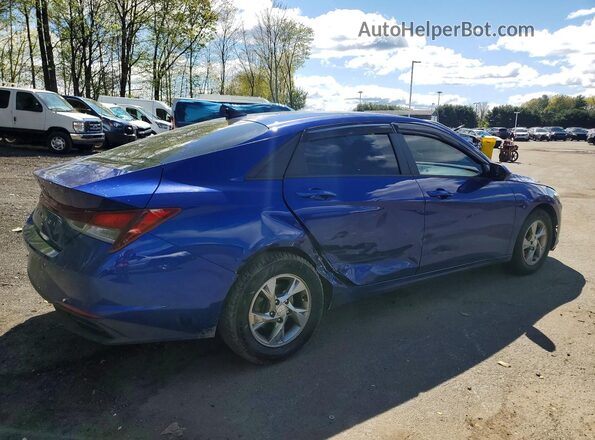 5NPLL4AG6MH020589 2021 HYUNDAI ELANTRA Blue Tył prawy