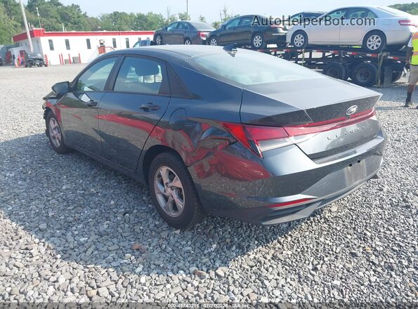 5NPLL4AG6MH048151 2021 HYUNDAI ELANTRA Серебряный Задняя левая четверть