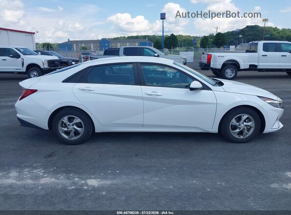 5NPLL4AG6MH049641 2021 HYUNDAI ELANTRA Белый Вид задней части салона