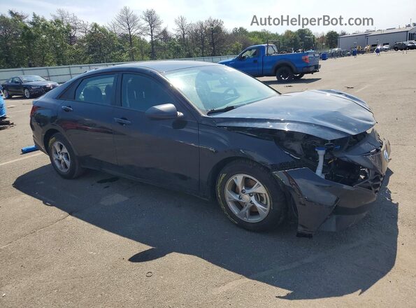 5NPLL4AG6NH075304 2022 HYUNDAI ELANTRA Черный Передняя правая четверть