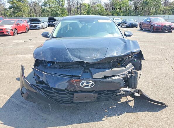 5NPLL4AG6NH075304 2022 HYUNDAI ELANTRA Черный Вид спереди