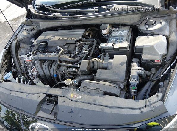 5NPLL4AG7MH046795 2021 HYUNDAI ELANTRA Black Հետևի տեսք