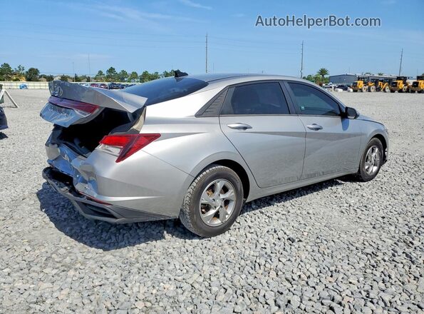 5NPLL4AG7MH047543 2021 HYUNDAI ELANTRA Silver უკანა მარჯვენა