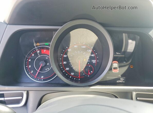 5NPLL4AG7MH047543 2021 HYUNDAI ELANTRA Silver ხელსაწყოთა პანელის ხედი