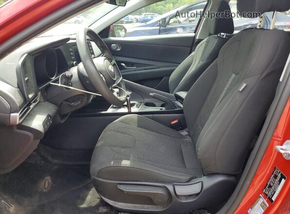 5NPLL4AG8MH015331 2021 HYUNDAI ELANTRA Red წინა სალონის ხედი