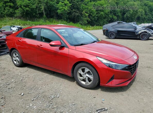 5NPLL4AG8MH015331 2021 HYUNDAI ELANTRA Red წინა მარჯვენა