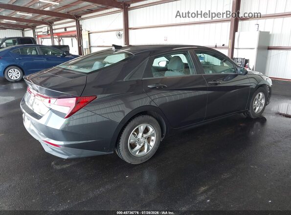 5NPLL4AG8MH042853 2021 HYUNDAI ELANTRA Серый Задняя правая четверть