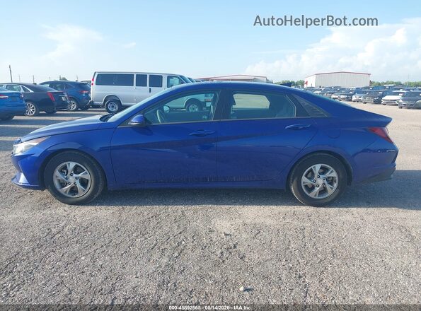 5NPLL4AG9MH042585 2021 HYUNDAI ELANTRA Blue Սալոնի 360 աստիճան տեսք
