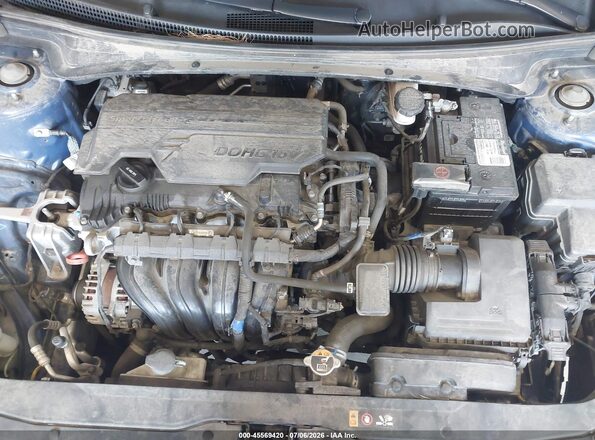 5NPLL4AG9MH046541 2021 HYUNDAI ELANTRA Blue Вид ззаду