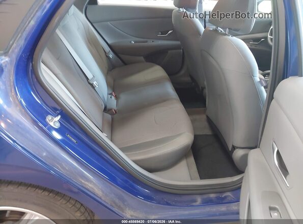 5NPLL4AG9MH046541 2021 HYUNDAI ELANTRA Blue Вид наклейки з VIN-кодом