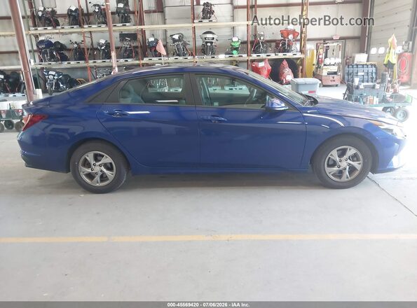 5NPLL4AG9MH046541 2021 HYUNDAI ELANTRA Blue 