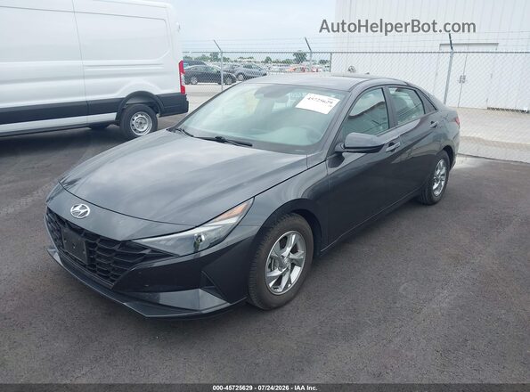 5NPLL4AG9MH048192 2021 HYUNDAI ELANTRA Gray Przód lewy