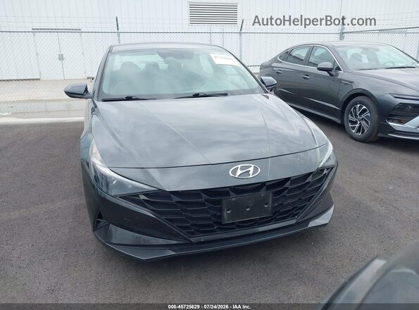 5NPLL4AG9MH048192 2021 HYUNDAI ELANTRA Gray Widok z przodu