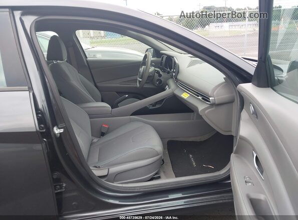 5NPLL4AG9MH048192 2021 HYUNDAI ELANTRA Gray Widok wnętrza z przodu