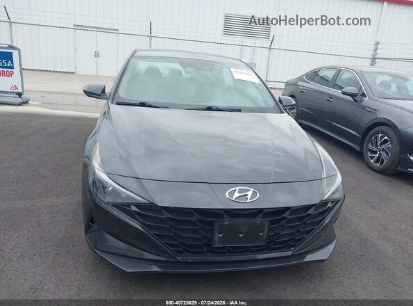5NPLL4AG9MH048192 2021 HYUNDAI ELANTRA Gray Widok zestawu wskaźników