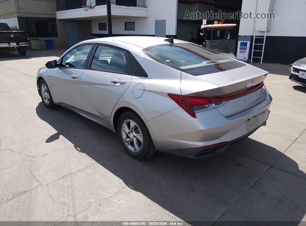 5NPLL4AG9MH050976 2021 HYUNDAI ELANTRA Silver Задня ліва чверть