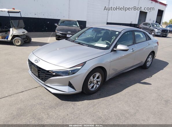5NPLL4AG9MH050976 2021 HYUNDAI ELANTRA Silver Передня ліва чверть