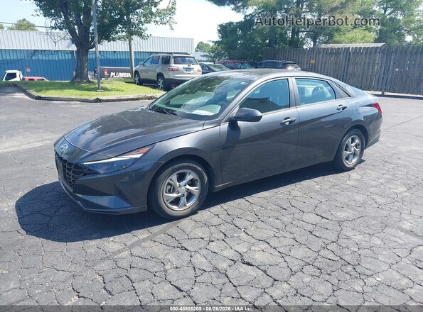 5NPLL4AGXMH048198 2021 HYUNDAI ELANTRA Gray Przód lewy