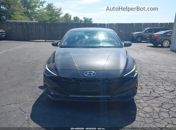 5NPLL4AGXMH048198 2021 HYUNDAI ELANTRA Gray Widok deski rozdzielczej