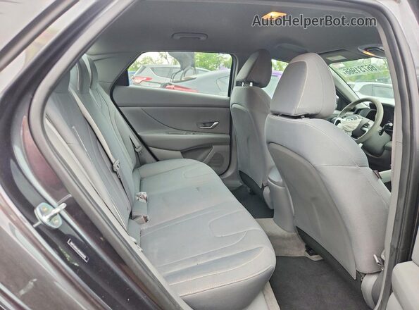 5NPLM4AG0NH069690 2022 HYUNDAI ELANTRA Gray უკანა სავარძლების ხედი