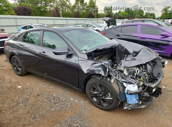 5NPLM4AG0NH069690 2022 HYUNDAI ELANTRA Gray წინა მარჯვენა