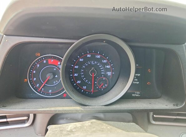 5NPLM4AG0PH104019 2023 HYUNDAI ELANTRA Белый Вид щитка приборов