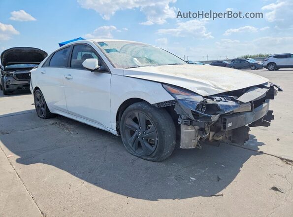 5NPLM4AG0PH104019 2023 HYUNDAI ELANTRA Белый Передняя правая четверть