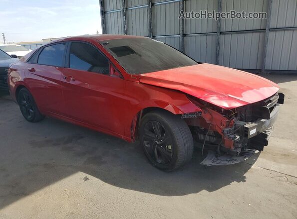 5NPLM4AG1MH025065 2021 HYUNDAI ELANTRA Red Առջևի աջ