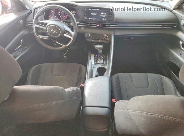 5NPLM4AG1MH025065 2021 HYUNDAI ELANTRA Red Առջևի վահանակի տեսք