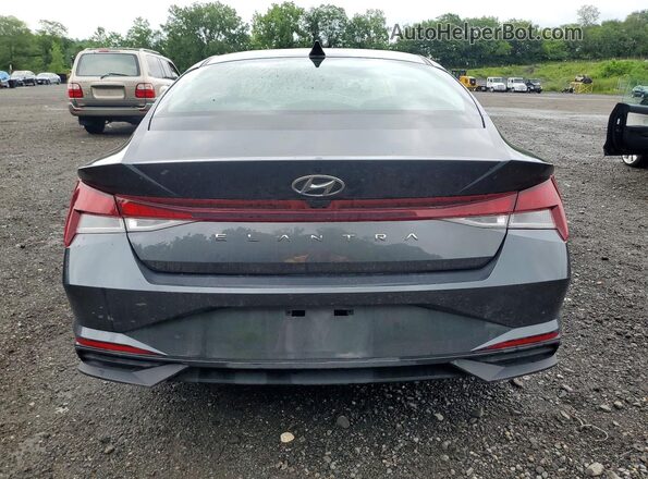 5NPLM4AG1NH071495 2022 HYUNDAI ELANTRA Угольный Вид сзади