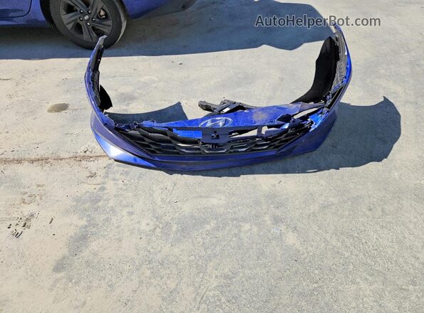 5NPLM4AG1PH102067 2023 HYUNDAI ELANTRA Blue Вид підкапотного простору